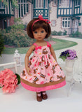 Autumn Chipmunk - dress, socks & shoes for Little Darling Doll or 33cm BJD