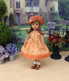 Autumn Fields - dress, hat, socks & shoes for Little Darling Doll or 33cm BJD