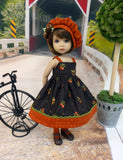 Autumn Garden - dress, jacket, beret, socks & shoes for Little Darling Doll or 33cm BJD