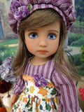 Autumn Leaves - dress, hat, tights & shoes for Little Darling Doll or 33cm BJD
