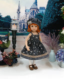 Autumn Shadows - dress, sweater, hat, tights & shoes for Little Darling Doll or 33cm BJD