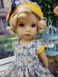 Autumn Winds - dress, hat, tights & shoes for Little Darling Doll