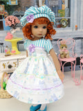 Baby Bunny Blue - dress, hat, tights & shoes for Little Darling Doll