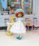 Baby Bunny Blue - dress, hat, tights & shoes for Little Darling Doll