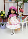 Baby Bunny Pink - dress, hat, tights & shoes for Little Darling Doll