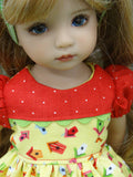 Backyard Birdhouse - dress & shoes for Little Darling Doll or 33cm BJD