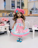 Bake Shoppe - dress, hat, socks & shoes for Little Darling Doll or 33cm BJD