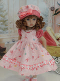 Ballet Slippers - jumper, romper, hat, socks & shoes for Little Darling Doll