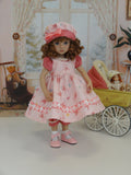 Ballet Slippers - jumper, romper, hat, socks & shoes for Little Darling Doll