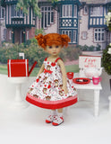 Beary Lovable - dress, socks & shoes for Little Darling Doll or 33cm BJD
