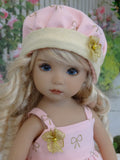 Beautiful Bows - babydoll top, bloomers, hat & sandals for Little Darling Doll