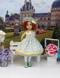 Bee Sting - dress, hat, tights & shoes for Little Darling Doll or 33cm BJD