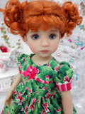 Berries & Bows - dress, tights & shoes for Little Darling Doll or 33cm BJD