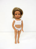 Betty Wig in Golden Blonde & Light Ash Brown - for Little Darling dolls