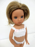 Betty Wig in Golden Blonde & Light Ash Brown - for Little Darling dolls