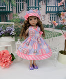 Big Adventure - dress, hat & shoes for Little Darling Doll or 33cm BJD
