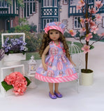 Big Adventure - dress, hat & shoes for Little Darling Doll or 33cm BJD