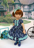 Bird Cage - dress, tights & shoes for Little Darling Doll or other 33cm doll