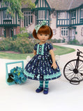 Bird Cage - dress, tights & shoes for Little Darling Doll or other 33cm doll