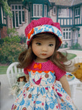 Bird in Hand - dress, hat, tights & shoes for Little Darling Doll or 33cm BJD