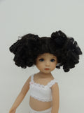Birdie Wig in Dark Brown - for Little Darling dolls