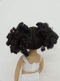 Birdie Wig in Dark Brown - for Little Darling dolls