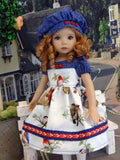 Bird's Nest - dress, hat, tights & shoes for Little Darling Doll