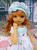 Bird's Song - dress, hat, socks & shoes for Little Darling Doll or 33cm BJD