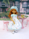 Bird's Song - dress, hat, socks & shoes for Little Darling Doll or 33cm BJD