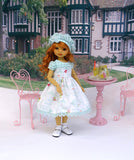 Bird's Song - dress, hat, socks & shoes for Little Darling Doll or 33cm BJD