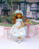 Bird's Song - dress, hat, socks & shoes for Little Darling Doll or 33cm BJD