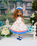 Bitty Ballerina - dress, hat, socks & shoes for Little Darling Doll or 33cm BJD