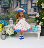 Bitty Ballerina - dress, hat, socks & shoes for Little Darling Doll or 33cm BJD