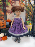 Bitty Bats - dress, tights & shoes for Little Darling Doll or 33cm BJD