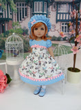 Bitty Bird - dress, hat, socks & shoes for Little Darling Doll or 33cm BJD