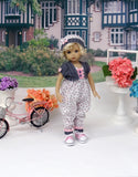 Bitty Posies - romper, jacket, hat, socks & shoes for Little Darling Doll or 33cm BJD