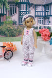 Bitty Posies - romper, jacket, hat, socks & shoes for Little Darling Doll or 33cm BJD