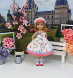 Bitty Red Riding Hood - dress, hat, socks & shoes for Little Darling Doll or 33cm BJD