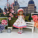 Bitty Red Riding Hood - dress, hat, socks & shoes for Little Darling Doll or 33cm BJD