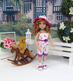 Bitty Unicorn - romper, hat, socks & shoes for Little Darling Doll or 33cm BJD
