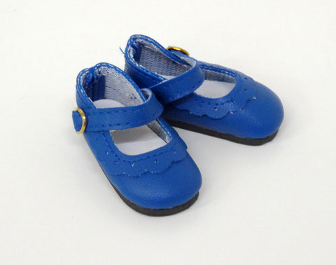 Eyelet Mary Jane Shoes - Blue