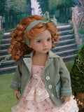 Bohemian Rosebud - dress, blazer, socks & shoes for Little Darling Doll