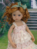 Bohemian Rosebud - dress, blazer, socks & shoes for Little Darling Doll