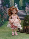 Bohemian Rosebud - dress, blazer, socks & shoes for Little Darling Doll