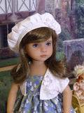 Bonny Bluebells - dress, jacket, beret, tights & shoes for Little Darling Doll