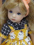 Boo to You - dress, blouse, socks & shoes for Little Darling Doll or 33cm BJD