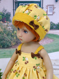 Brown Sugar - dress, hat, socks & saddle shoes for Little Darling Doll or other 33cm BJD
