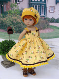 Brown Sugar - dress, hat, socks & saddle shoes for Little Darling Doll or other 33cm BJD