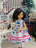 Build A Snowman - dress, tights & shoes for Little Darling Doll or 33cm BJD