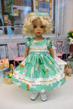 Bunny Garden - dress, socks & shoes for Little Darling Doll